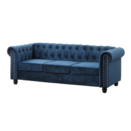Best Master Furniture Landry Tufted Upholstered Sofa