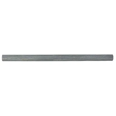 12" x 1" Slate Pencil Liner Tile Trim in Gray