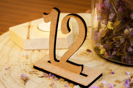 1-10 Wood Table Numbers | Reception Numbers Rustic For Wedding Baby Shower Centerpiece