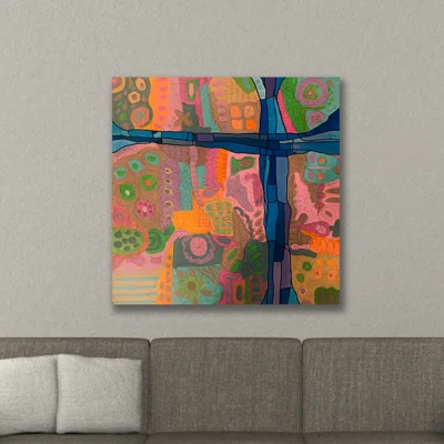 Reaching by Evan Stuart Marshall - Wrapped Canvas Print