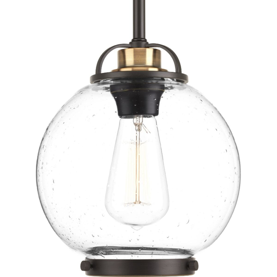 Progress Lighting Chronicle Bronze Steel 1-light Mini Pendant