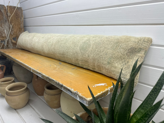 Long Narrow Lumbar Turkish Pillow | Sofa Cover Rustic Decor