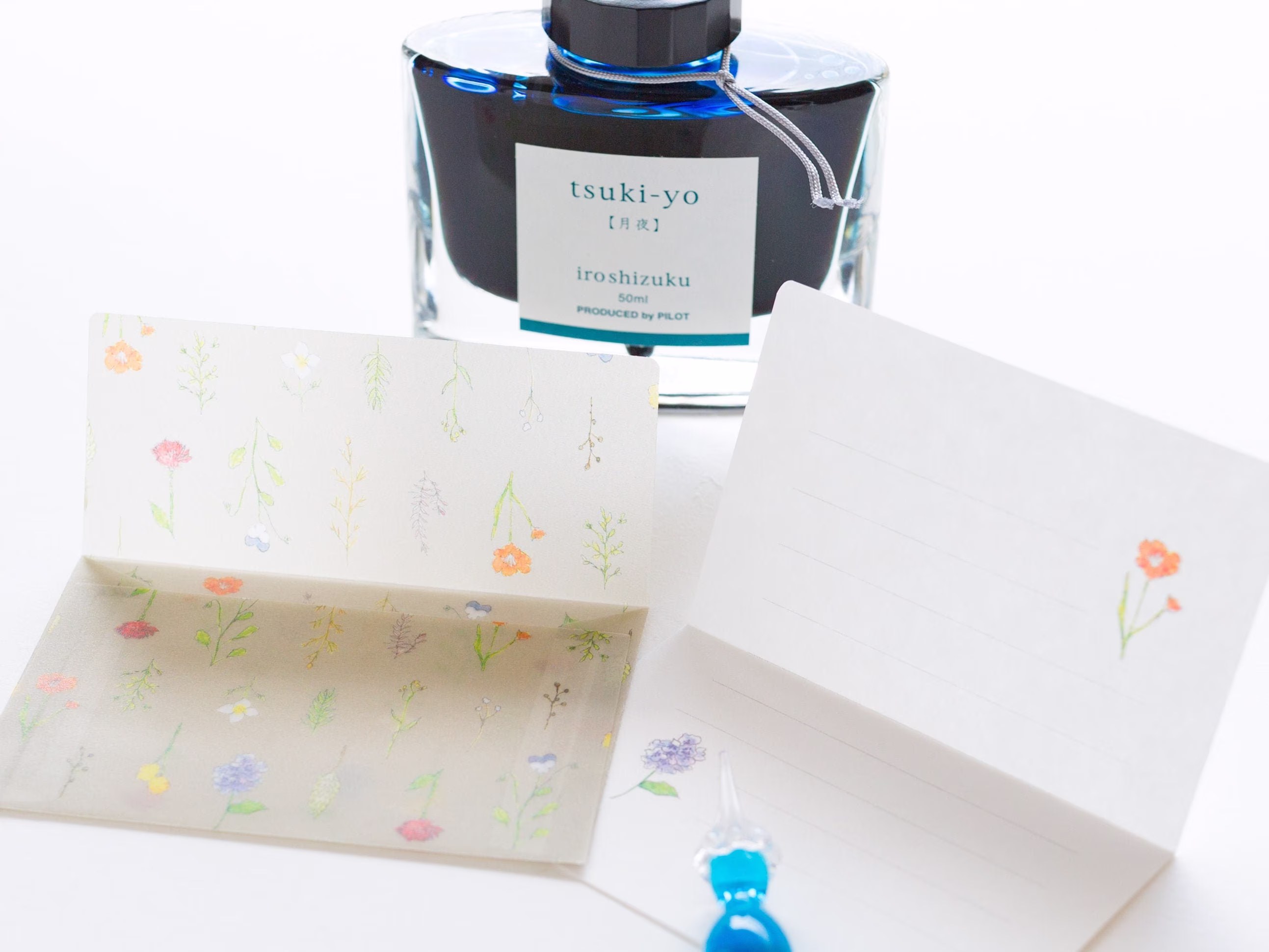 Semi-Translucent Mini Letter Set/-Clair Lts-033 - By El Commun/ Matokabrand Tracing Paper Envelope Made in Japan