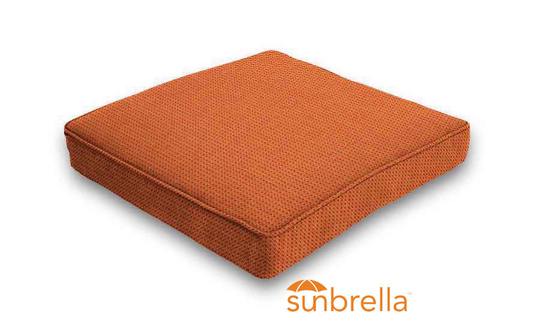 Sunbrella® Spectrum Cayenne | Outdoor Seat Pad Patio Chair Dining Cushions