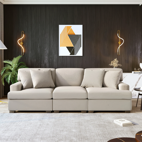 3 Seat Sofa with Removable Back
