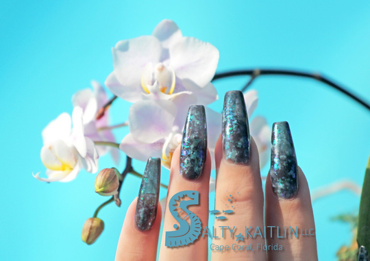 Black Opal Press On Gel Nails