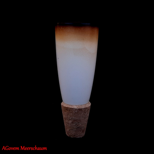 Handmade Meerschaum Coloring Bowl With Case, Pipa Di Schiuma Mare, Agovem Pipes, Meerschaumpfeifen, Tobacco Agm-621