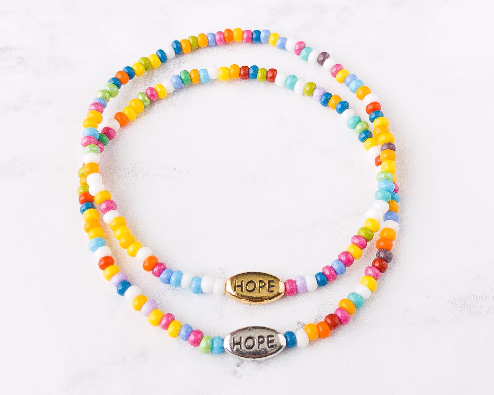 Dainty Hope Bracelet | Colorful Ukraine Donation For Support