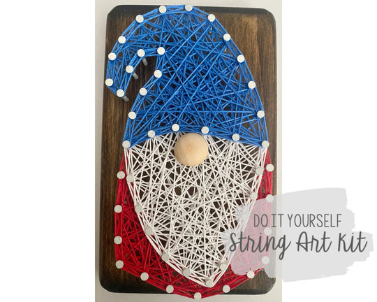 Diy Mini Gnome String Art Kit