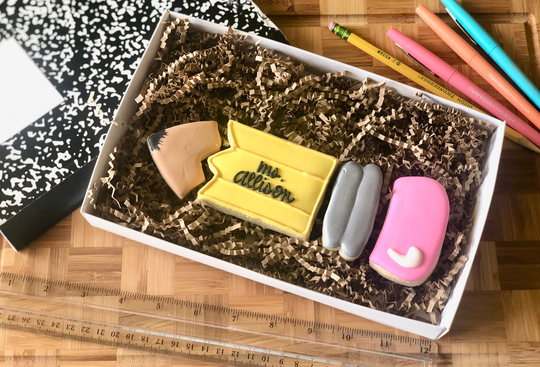Back To School Build A Pencil Sugar Cookie