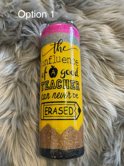 Teacher Pencil Tumbler