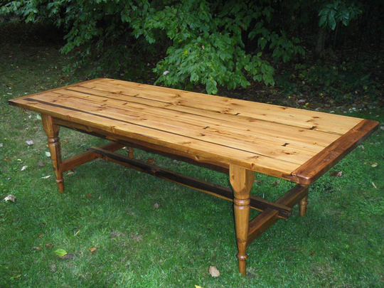 Reclaimed Wood Farm Table