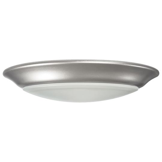7 inch LED Disk Light CCT Selectable 3K/4K/5K Brushed Nickel Finish - Brushed Nickel