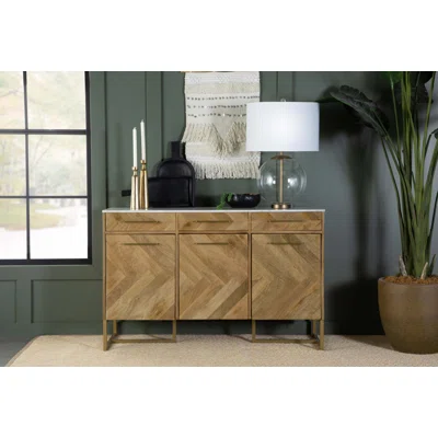 50.5'' Wide 3 Drawer Mango Sideboard