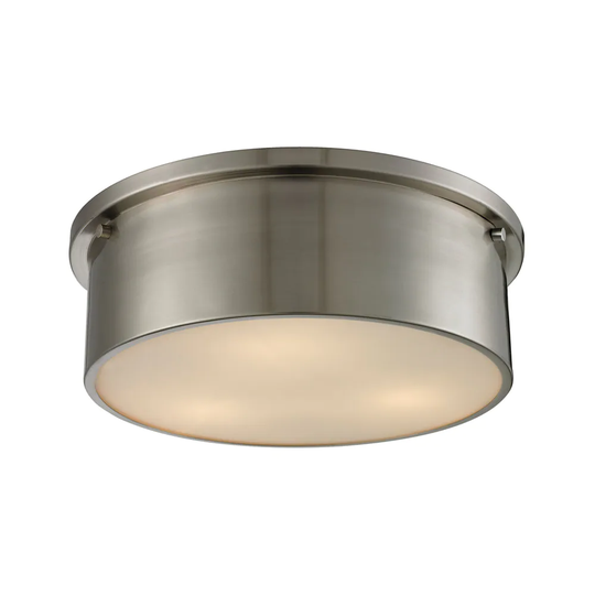 Simpson 3-light Flush Mount in Brushed Nickel