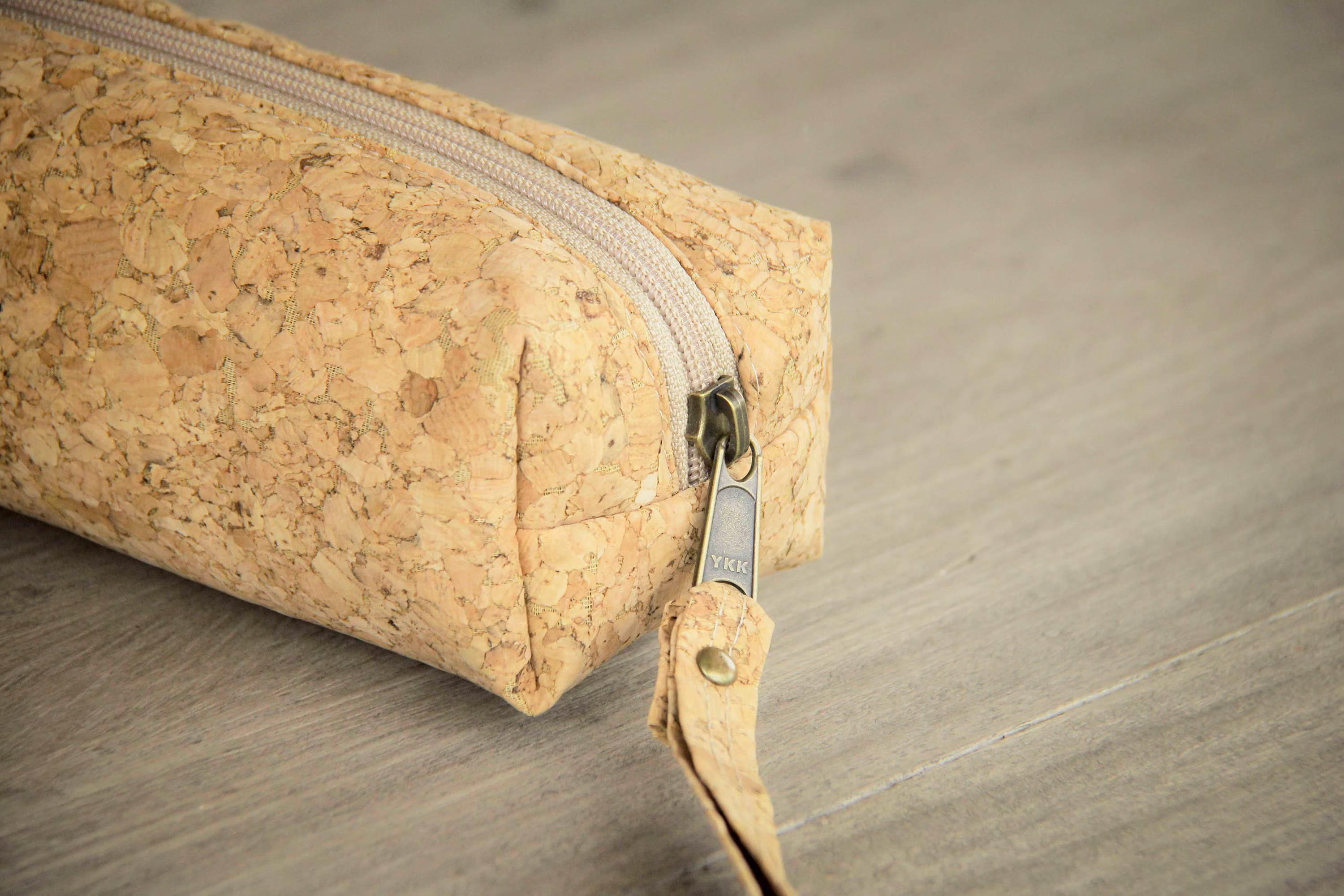 Pencil Case Made From Cork, Pen Bag Handmade & Vegan
