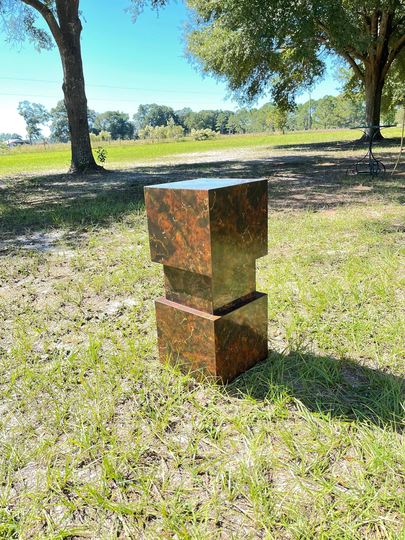 Mcm End Table, Burlwood Table, Formica 1960S Burl Wood Pedestal, Milo Baughman Style, Living Room Decor, Modern Decor