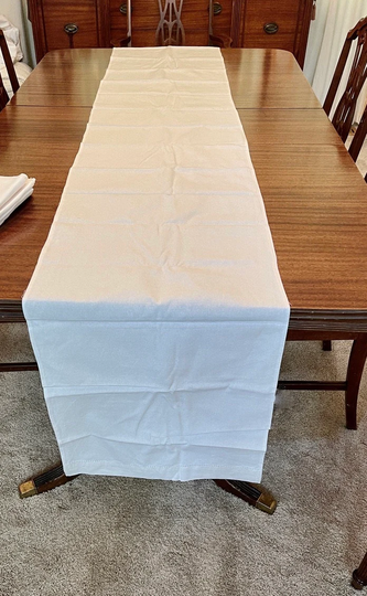 Beautiful Natural 100% Irish Linen Table Runners, Wedding Decor, Home Event Fall 18" Wide X 110" Long