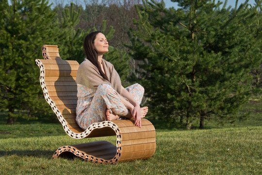 Modern Chair Bespoke Design Stylish Patio Chaise Loung Chair, Poang