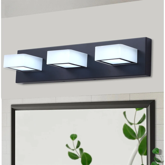 Modern White Square Shape LED Vanity Light