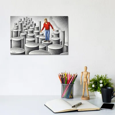 Pencil vs. Camera 75 Cylinders by Ben Heine - Graphic Art Print