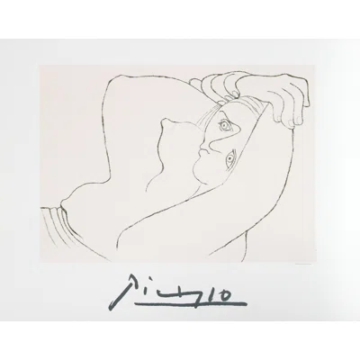 Femme Couchee by - Painting on
