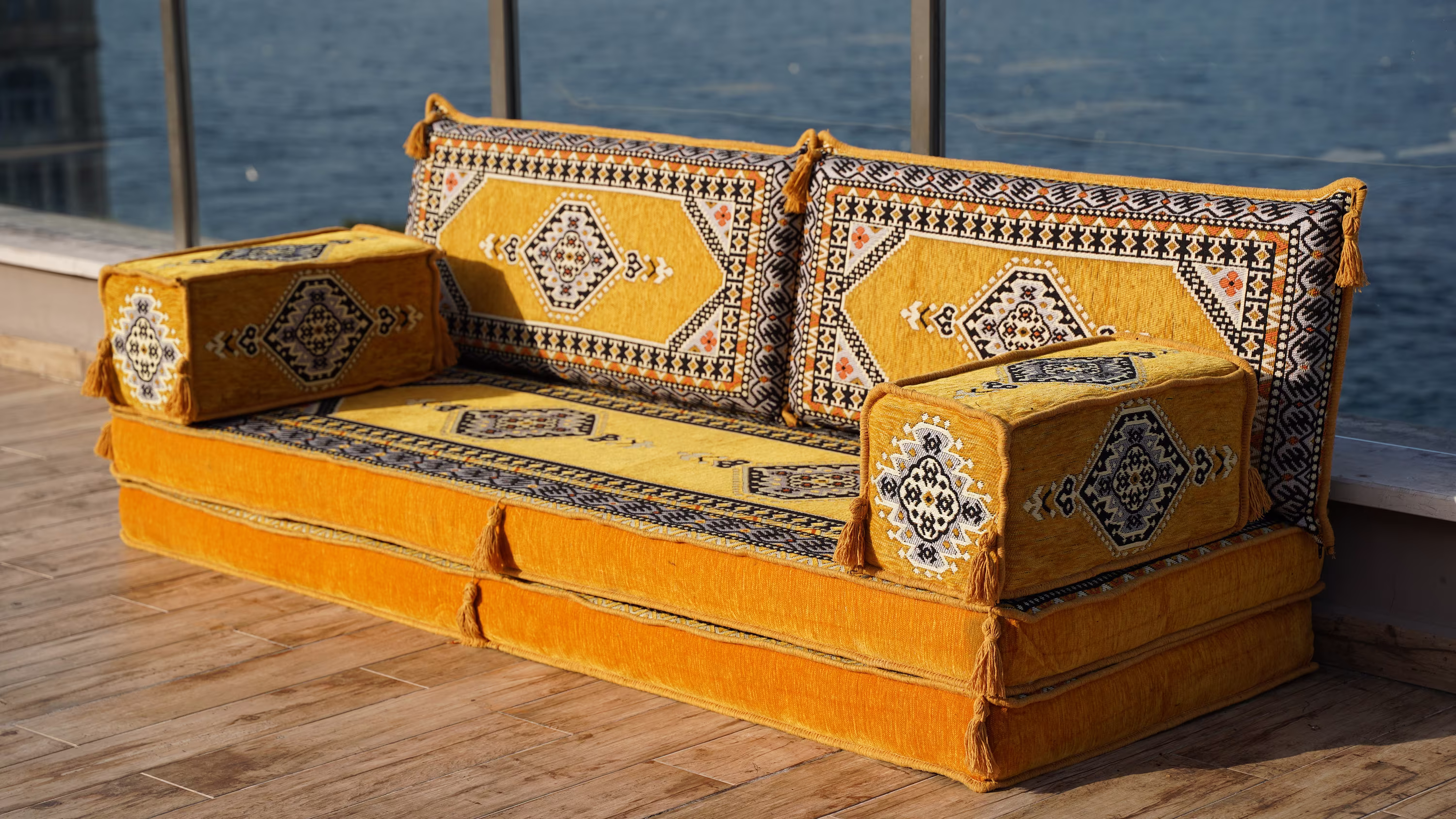 8" Thickness Floor Couch, Reading Sofa Pillow, Window Seat, Bench Cushion, Meditation Yoga Loveseat, Healing Room Cushion, Covers