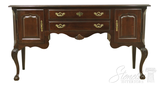 54272Ec Thomasville Ball & Claw Cherry Sideboard Cabinet