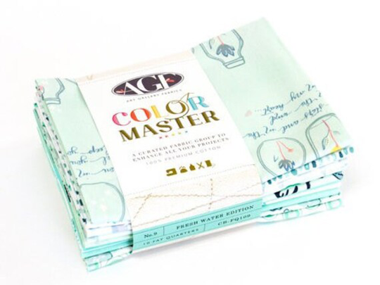 Fresh Water Color Master Fat Quarter Bundle By Art Gallery Fabrics - Floral Pastel Fabric Modern Quilting