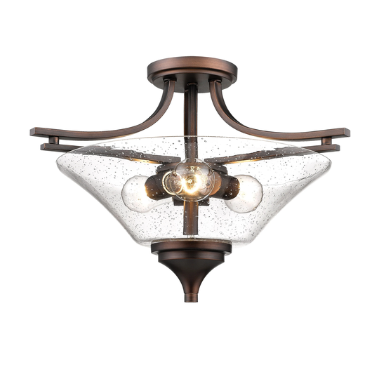 Millennium Lighting Natalie 3 Light Semi-Flush Ceiling Mount