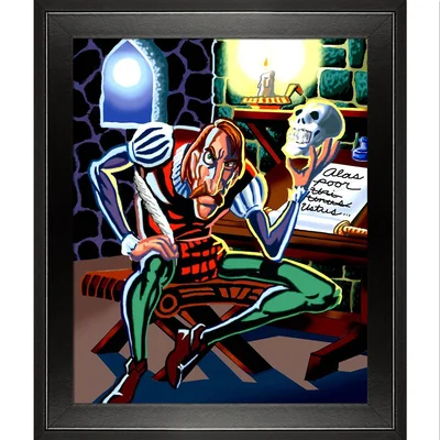 Clivden Urich with Stiletto Framed Art