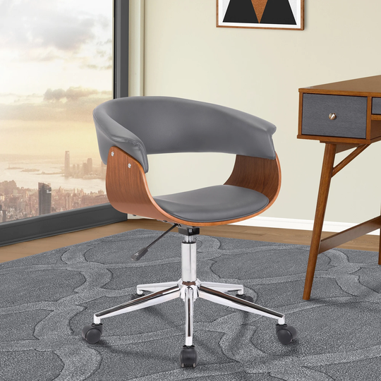 Armen Living Bellevue Mid-Century Office Chair