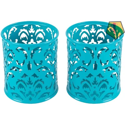 Round Floral Pencil Holder