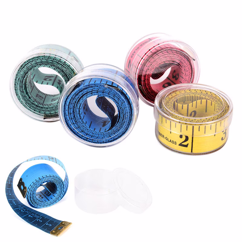 Tape Measure in Storage Case - Buy 1 Or Set Of 4 60 Inch Measure, Sewing Flexible Crocheting, Knitting