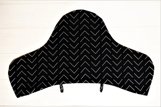 Ikea High Chair Cover - Antilop Black & White Mudcloth