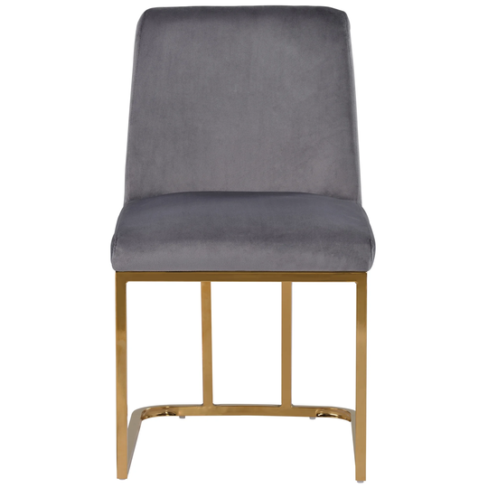 Armless Velvet Dining Chairs Accent Chairs Set of 4