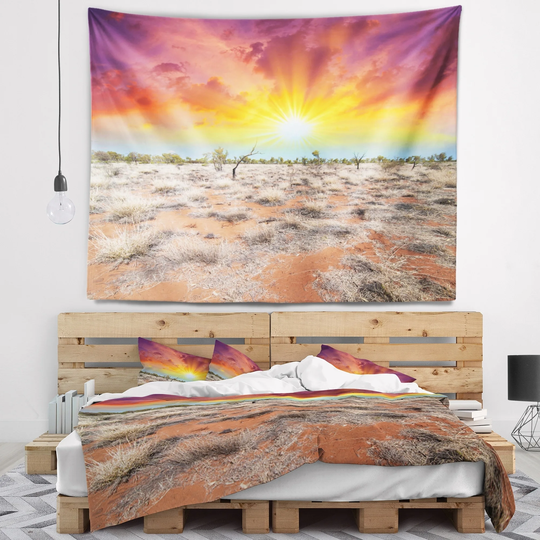 Designart 'Beautiful Colors of Earth' Landscape Photography Wall Tapestry