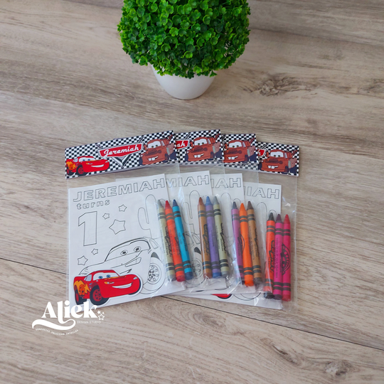 Mcqueen Coloring Book, Pages, Party Decor, Birthday, Birthday Decorations, Favor