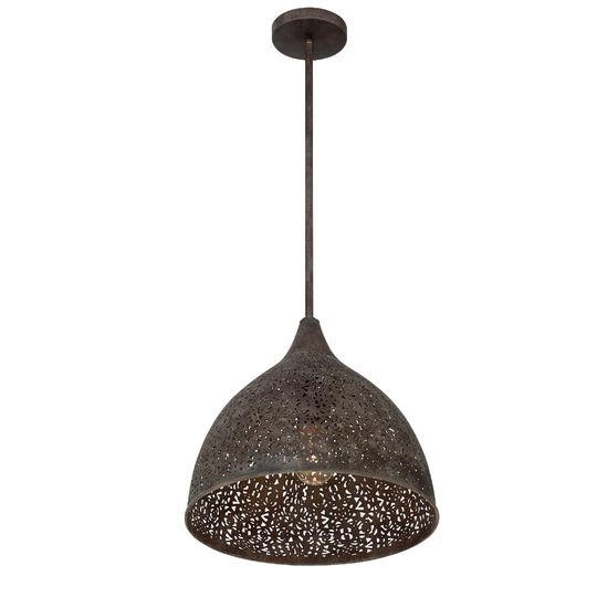 Crystorama Lighting Group Jasmine Single Light 14" Wide Pendant
