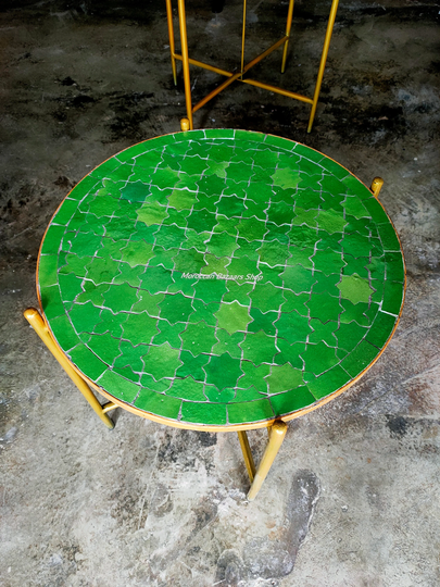 Moroccan Mosaic Table Dinner Table, Outdoor/ Indoor Round Table, Housewarming Gift, Home Decor
