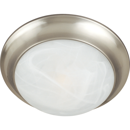 Maxim Essentials 3-light Flush Mount - Silver