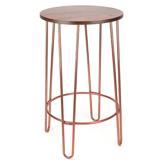 Gold End Table Small Accent Table Nightstand Anti-Rust Sofa Snack Table