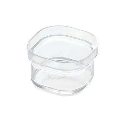 Idesign Crisp BPA-Free Plastic Stackable Drawer Organizer Bin, 3" X 3" X 2", Clear