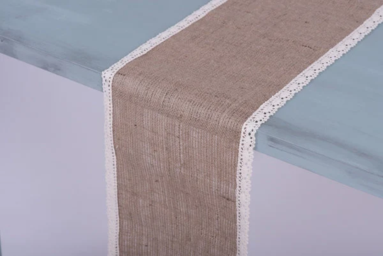 Table Runner Burlap, Wedding Decoration Jute Runner, Rustic Wedding, Decoration, Boho Home Decor