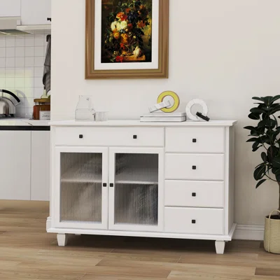 Alies 47.24" Wide 5 Drawer Sideboard