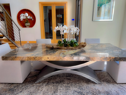 Custom Dining Room Table Base For Rectangular Oval Or Boat Shaped Tabletops