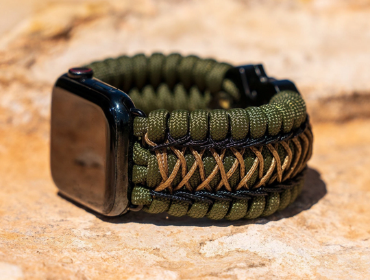 Apple Watch Ultimate Survival Parapocalypse Laced Band | Series 1 - 8 +Ultra Accessories, Wearable Gear