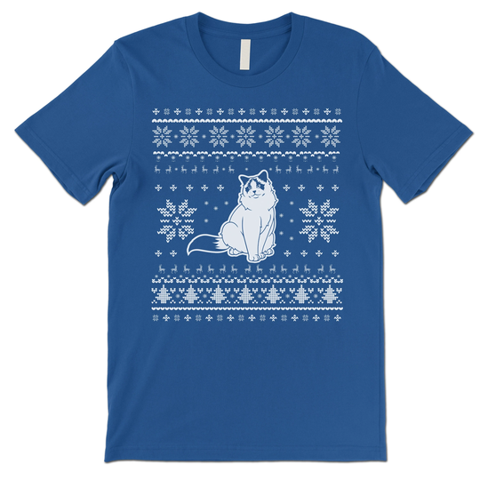 Ragdoll Cat Christmas Shirt. Ugly Xmas T Shirts. Owner Gift