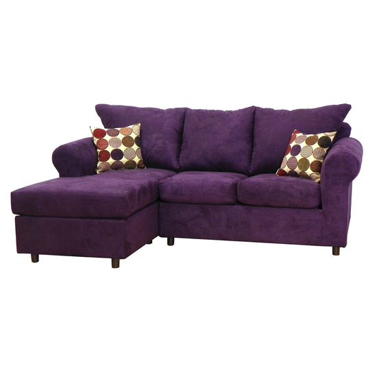 Viking L-Shaped Plush Upholstered Sectional Sofa