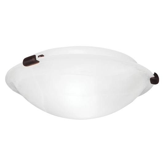 Livex Lighting Oasis Glass/Steel Ceiling Mount Light